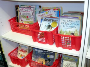 Fiction baskets First sort of Fiction Books.